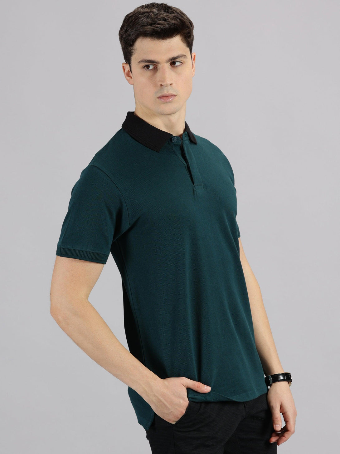 MIGO Men's Malachite Green Polo - MIGO