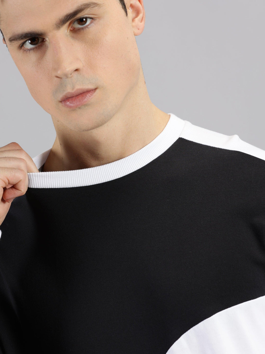 MIGO Men's Black & White Sweatshirt - MIGO