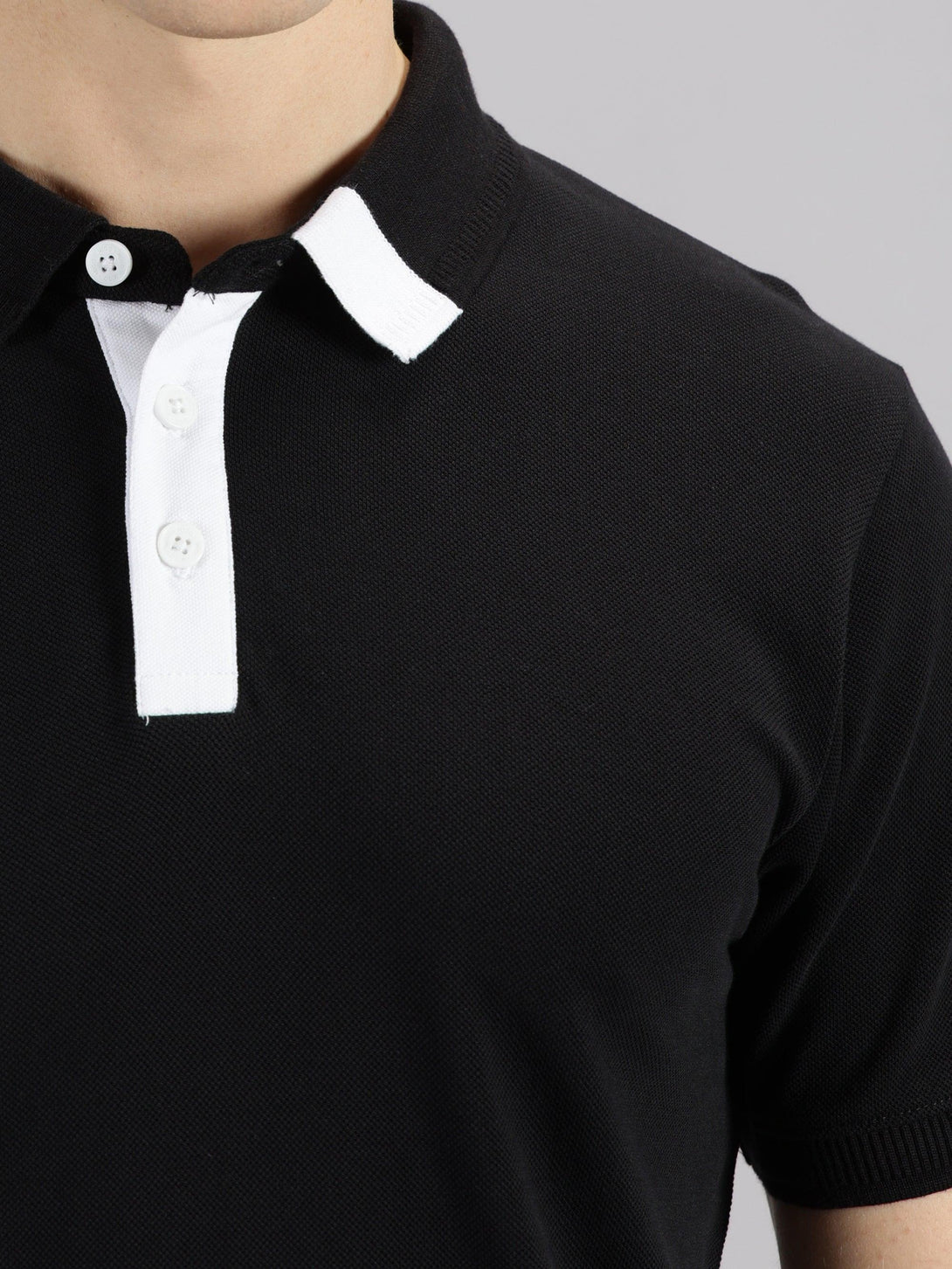 MIGO Men's Black Polo Half Sleeve - MIGO